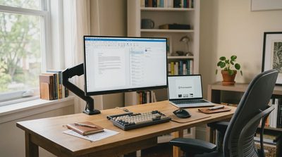 A Comfortable, Repairable, and Sensible Home Office Setup