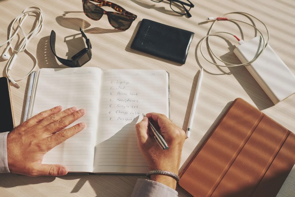 Setting Practical Gadget Testing Criteria Notebook and everyday electronics prepared for a personal gadget evaluation.