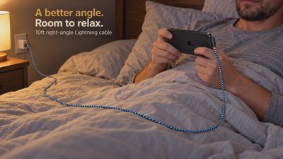 The $10 Bedside Fix: What a 90-Degree Lightning Cable Actually Changes