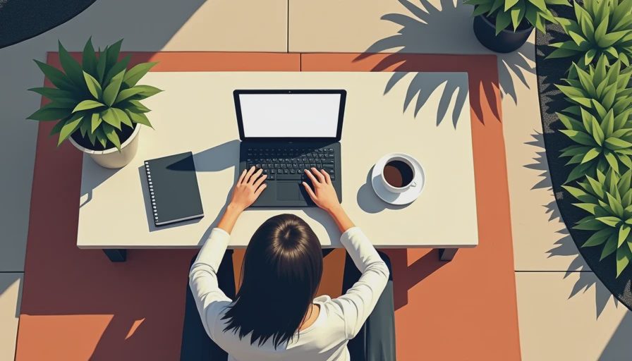 Illustration for ipad case with keyboard